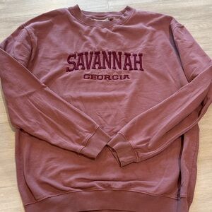 Savannah Georgia Women's Sweatshirt Size L